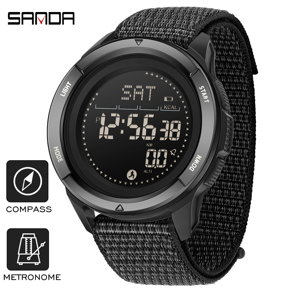 Metronome Digital - SANDA Merk Elektronische Horloges Heren Sport