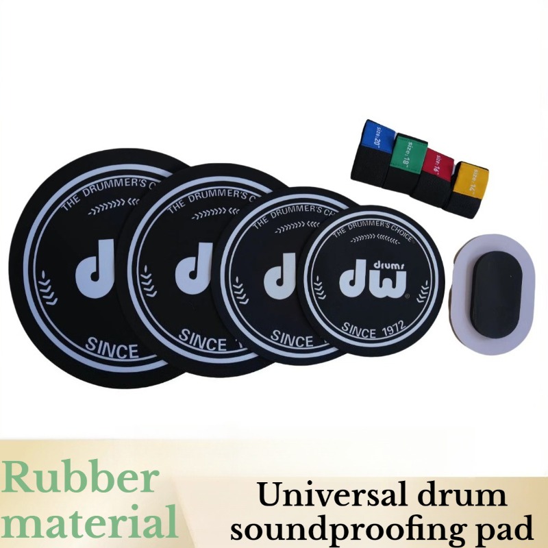 Drum Practice Pad - Rubberen Drum Mute Pad Dikker Schokbestendig