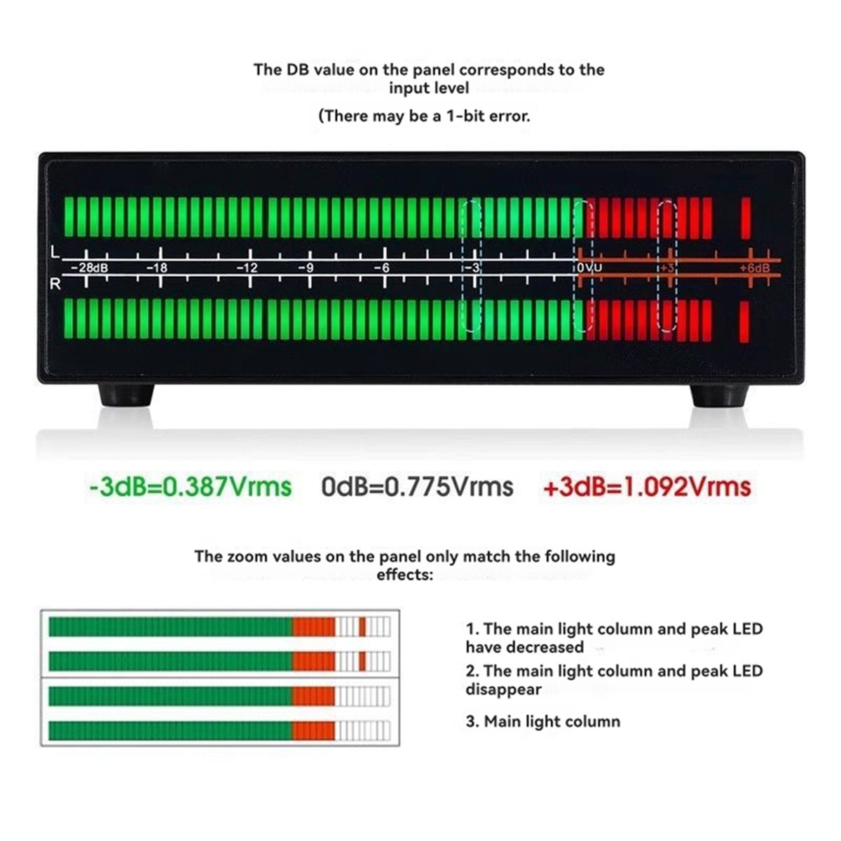Audio Music Visualizer Free - A40I VU56-PRO Dual Channel Muziekspectrumanalysator LED