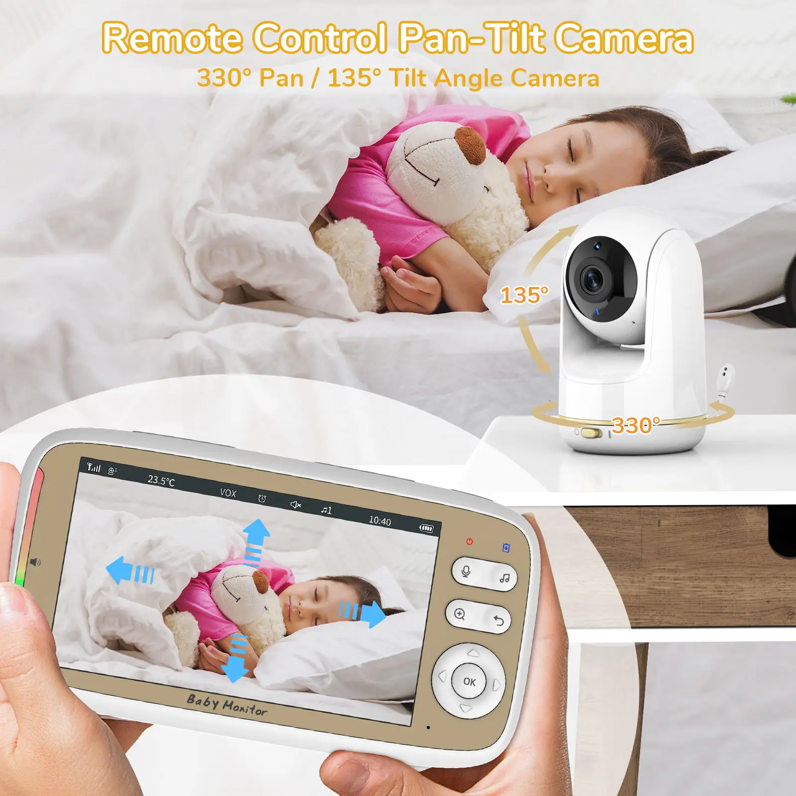VB803 PRO Babyfoon, met 2st Zo - Audio Music For Video recensie en prijs