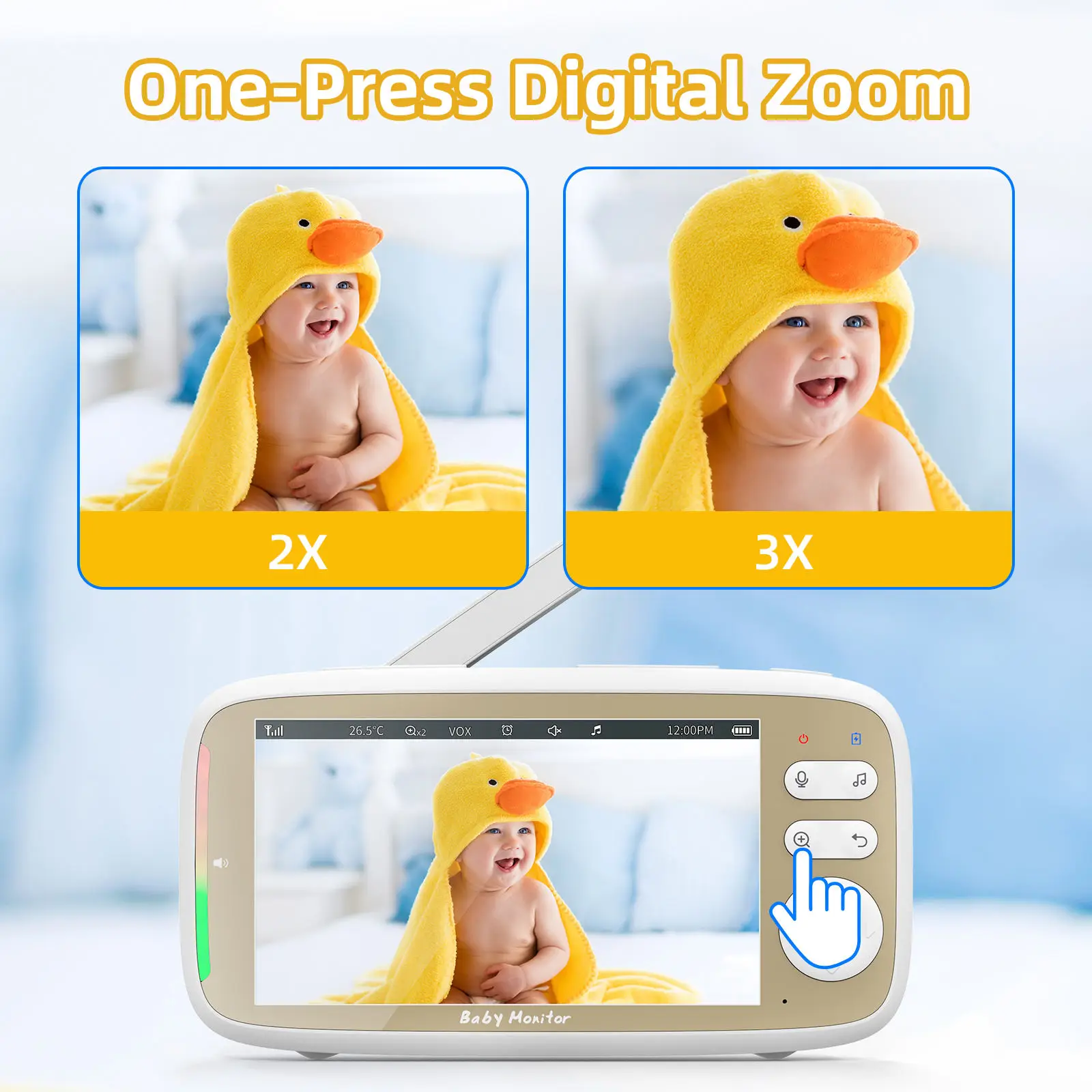 VB803 PRO Babyfoon, met 2st Zo - Audio Music For Video recensie en prijs