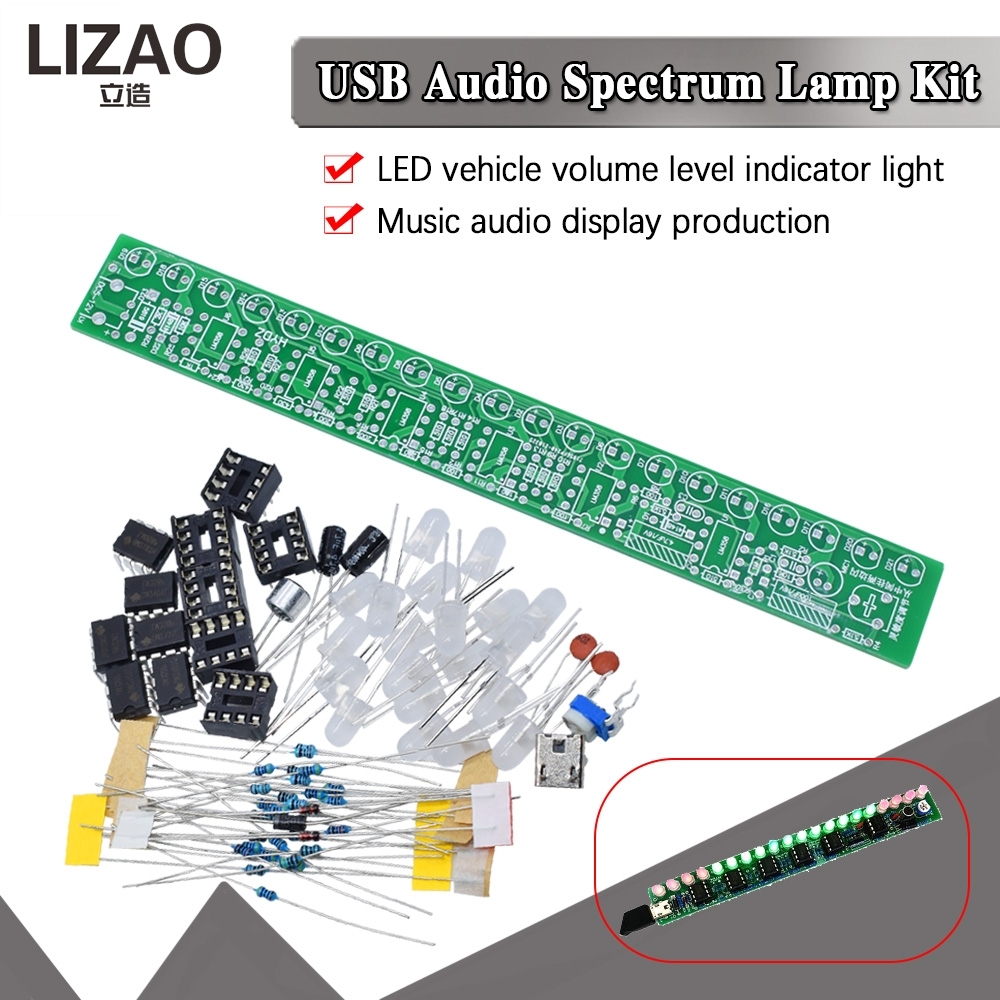 USB Audio Spectrum Lamp DIY Ki - Audio Music Visualizer Free recensie en prijs