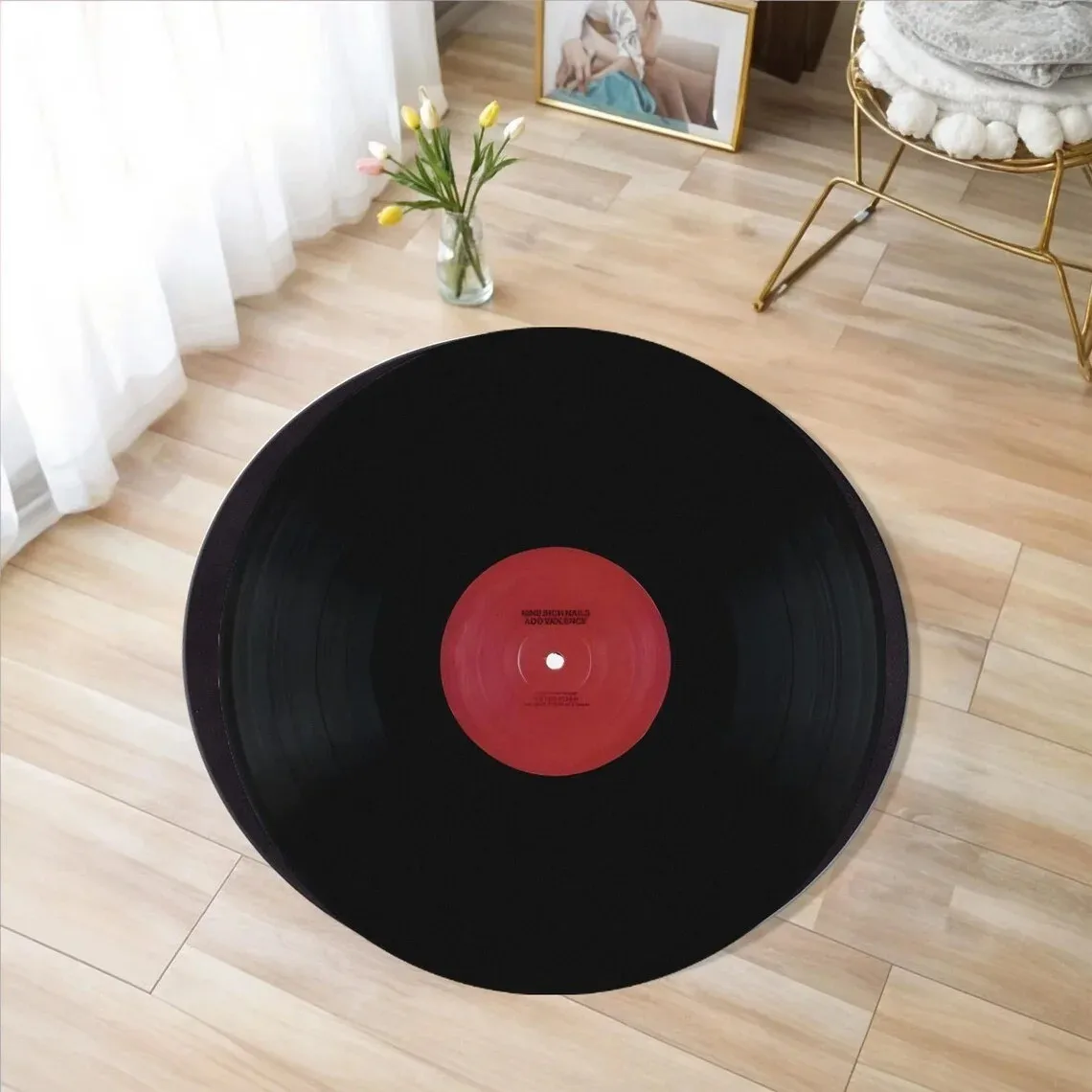 1PC Retro Record Vloerkleed Ma - Audio Music Visualizer Free recensie en prijs