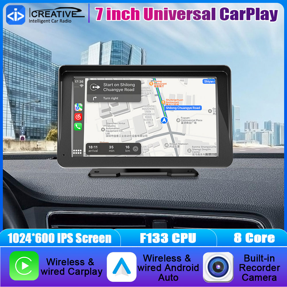 7 inch draadloze CarPlay & And - Audio Music Image recensie en prijs