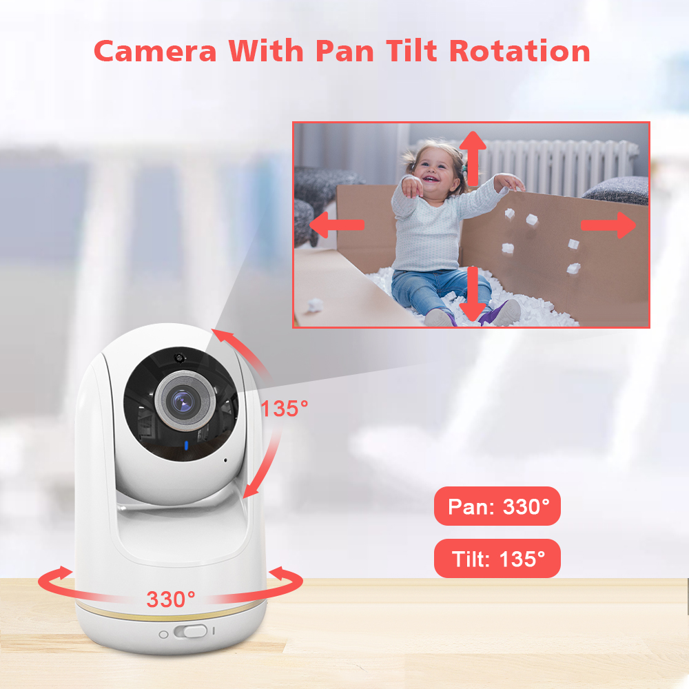 VB803 Babyfoon 5 inch 720P gro - Audio Music For Video recensie en prijs