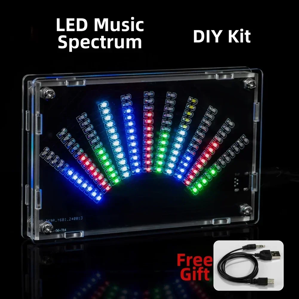 DIY LED-muziekspectrum-display - Audio Music Visualizer Free recensie en prijs