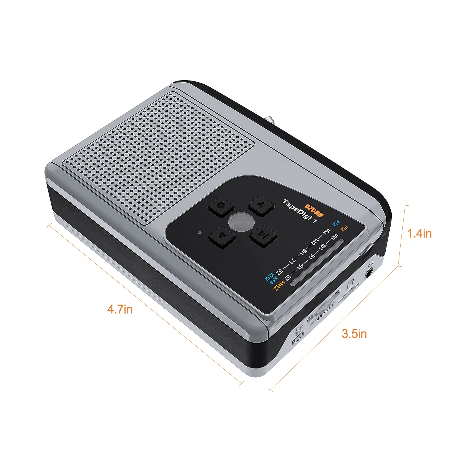 Cassettespeler Draagbare AM FM - Audio Music Mp3 recensie en prijs