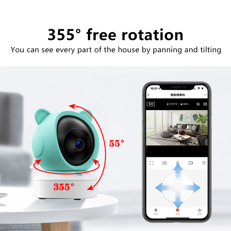 Danmini 1080P Babyfoon Mobiele - Audio Music For Video recensie en prijs