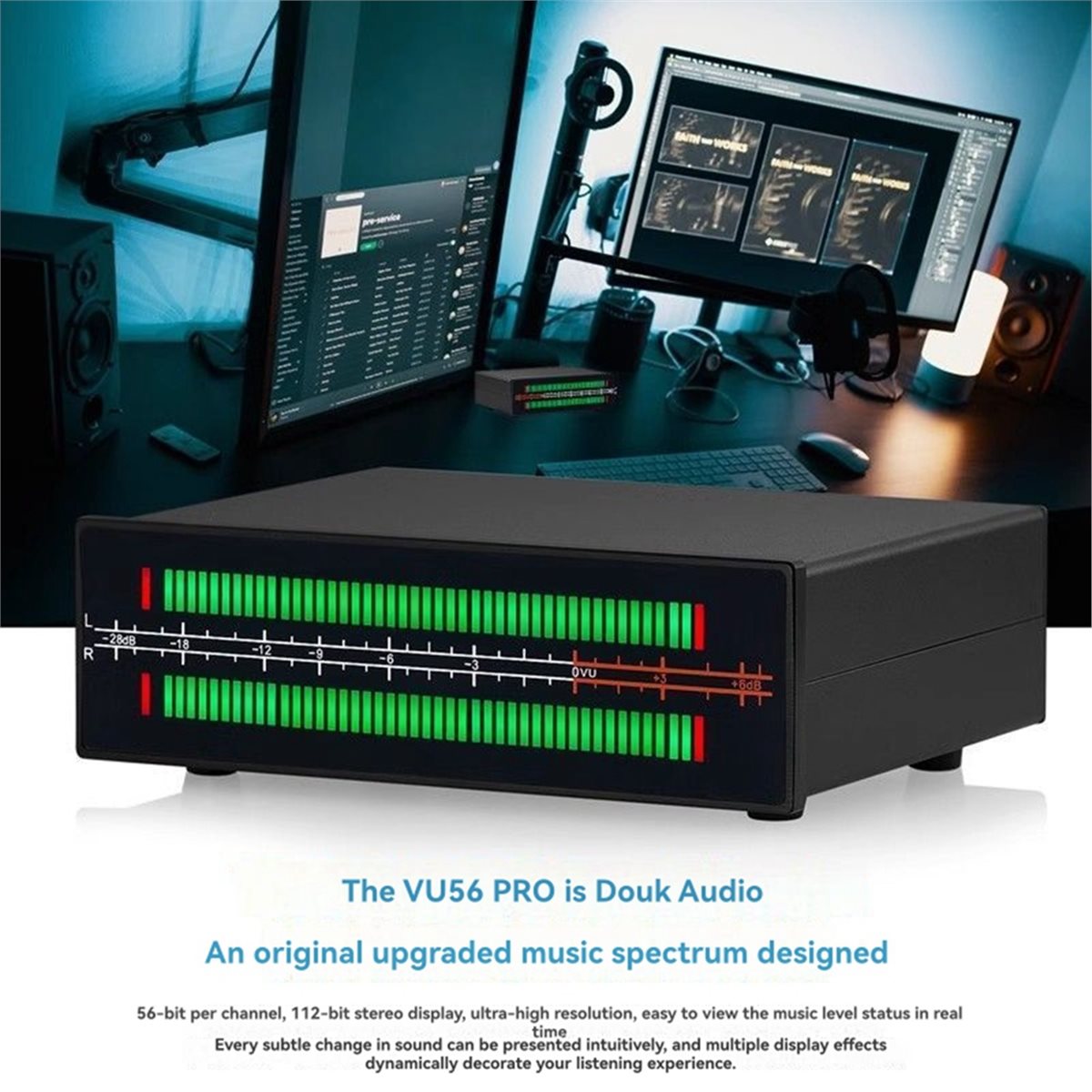 A40I VU56-PRO Dual Channel Muz - Audio Music Visualizer Free recensie en prijs