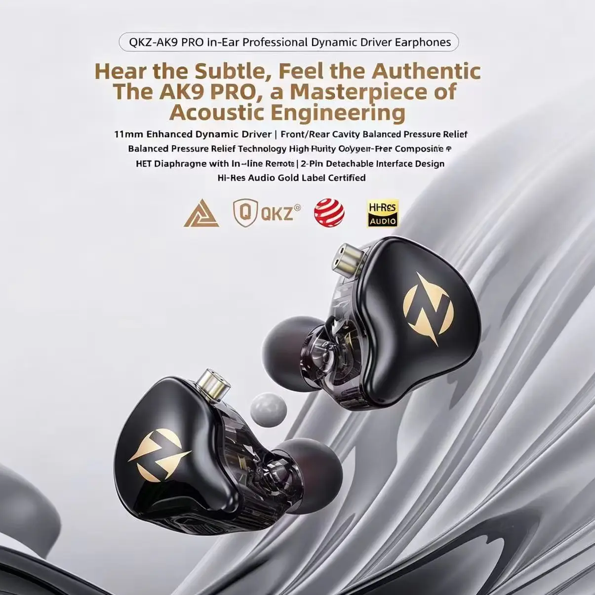 QKZ AK9 PRO In-Ear Oordopjes m - Audio Music Edit recensie en prijs
