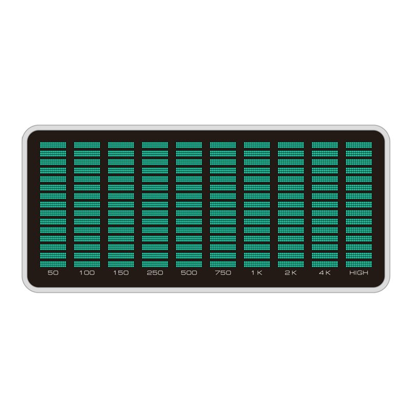 AK1016 LED-spectrumdisplay Gro - Audio Music Visualizer Free recensie en prijs