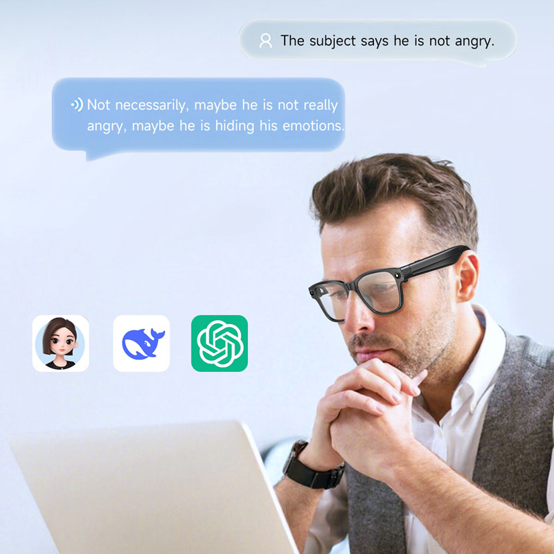 AI Smart Glasses 8 Megapixel C - Audio Music For Video recensie en prijs