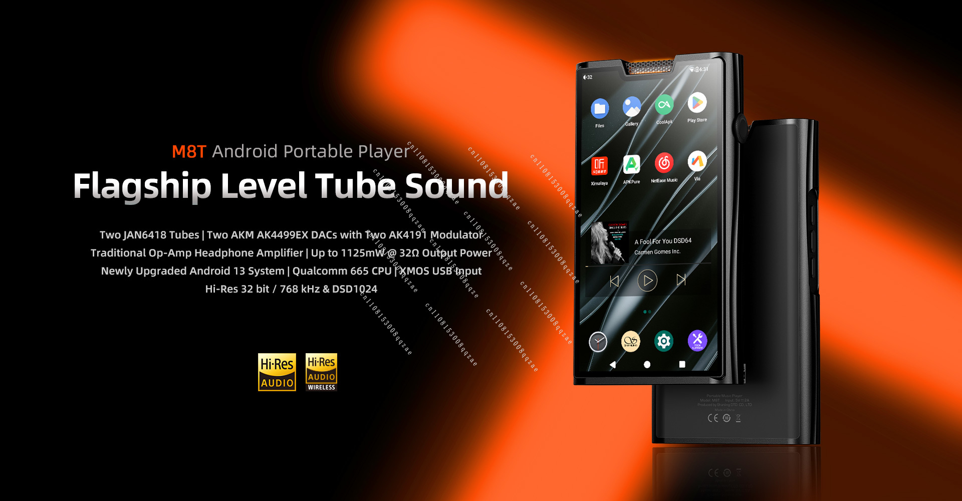 M8T Flagship Tube Android Draa - Audio Player With Youtube Music recensie en prijs