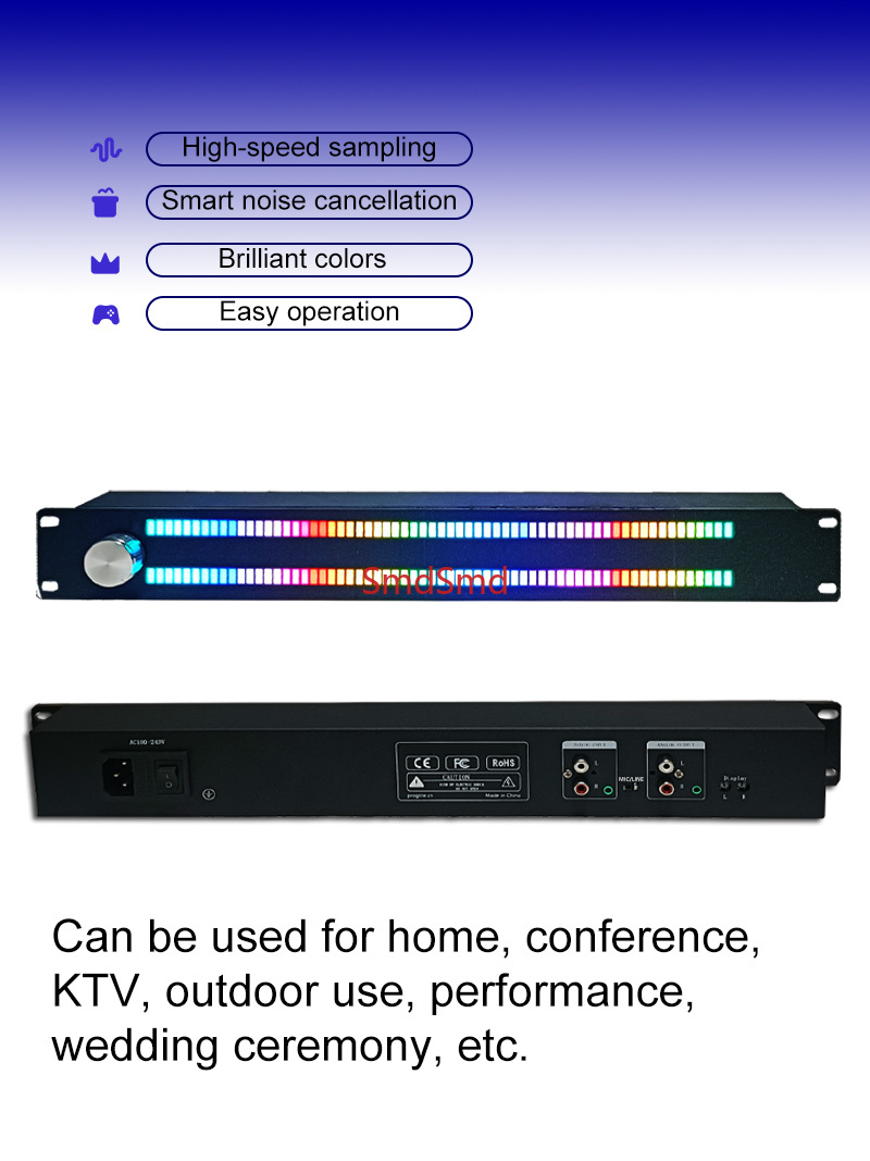 128-lichts LED-muziekspectrumd - Audio Music Visualizer Free recensie en prijs